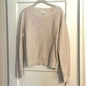 Treasure & Bond Light Beige Crew Neck Sweater